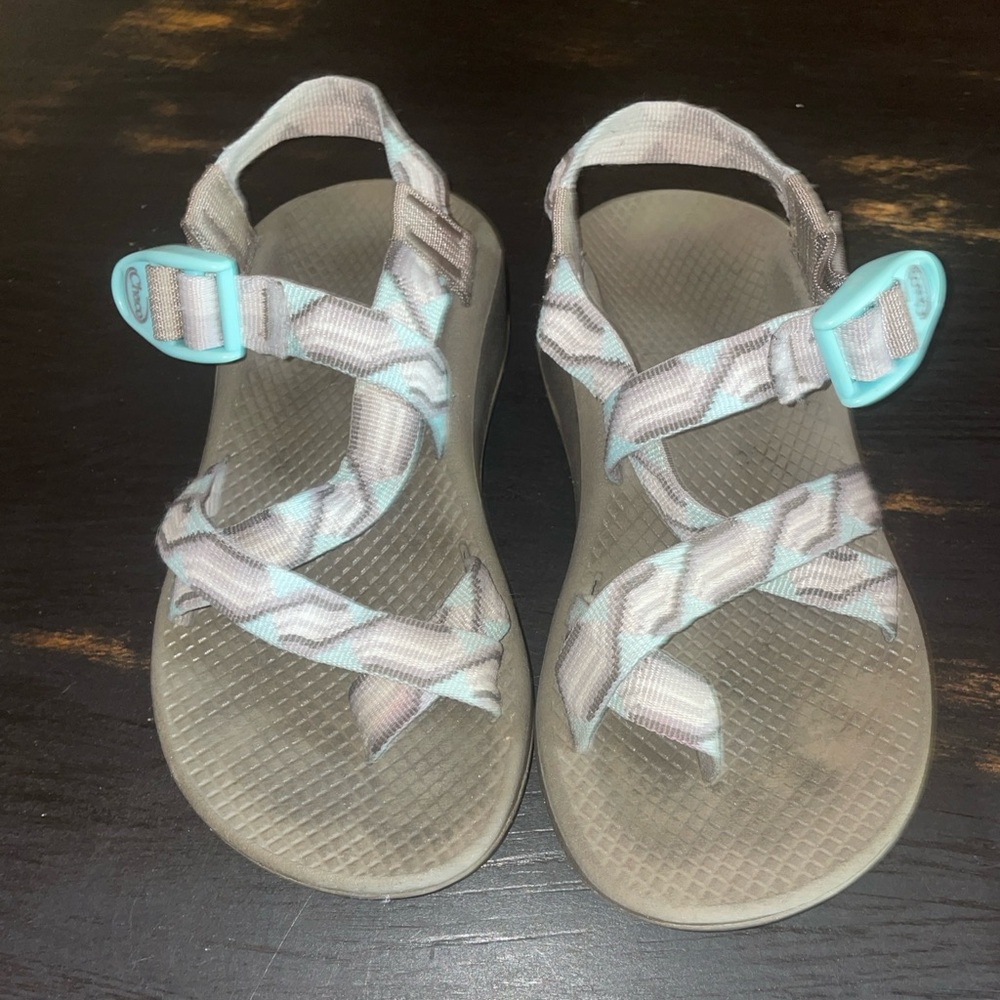 Chaco ZX/2 Classic Sandal - Women's Size 5- candy, gray, turquoise!